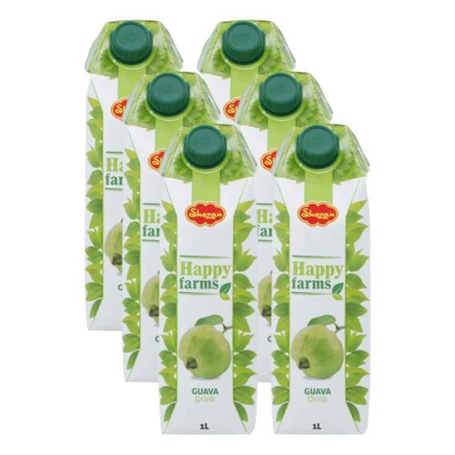 Shezan Happy Farms Guava 1000ml - Pack of 6