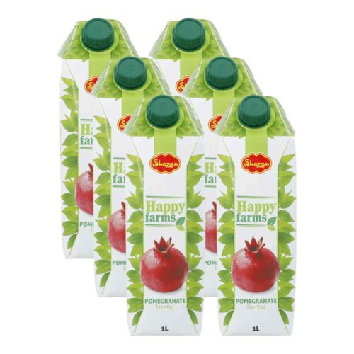 Shezan Happy Farms Pomegranate 1000ml - Pack of 6