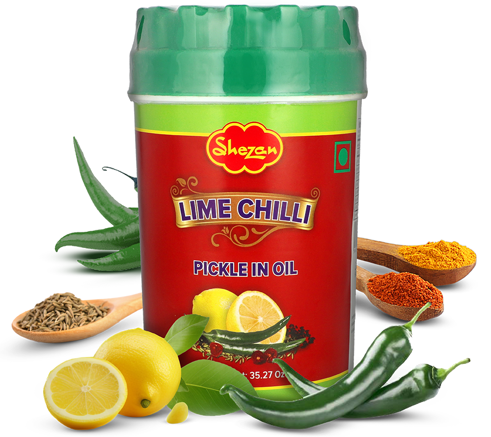 Shezan Lime & Chili Pickle in Oil 1kg